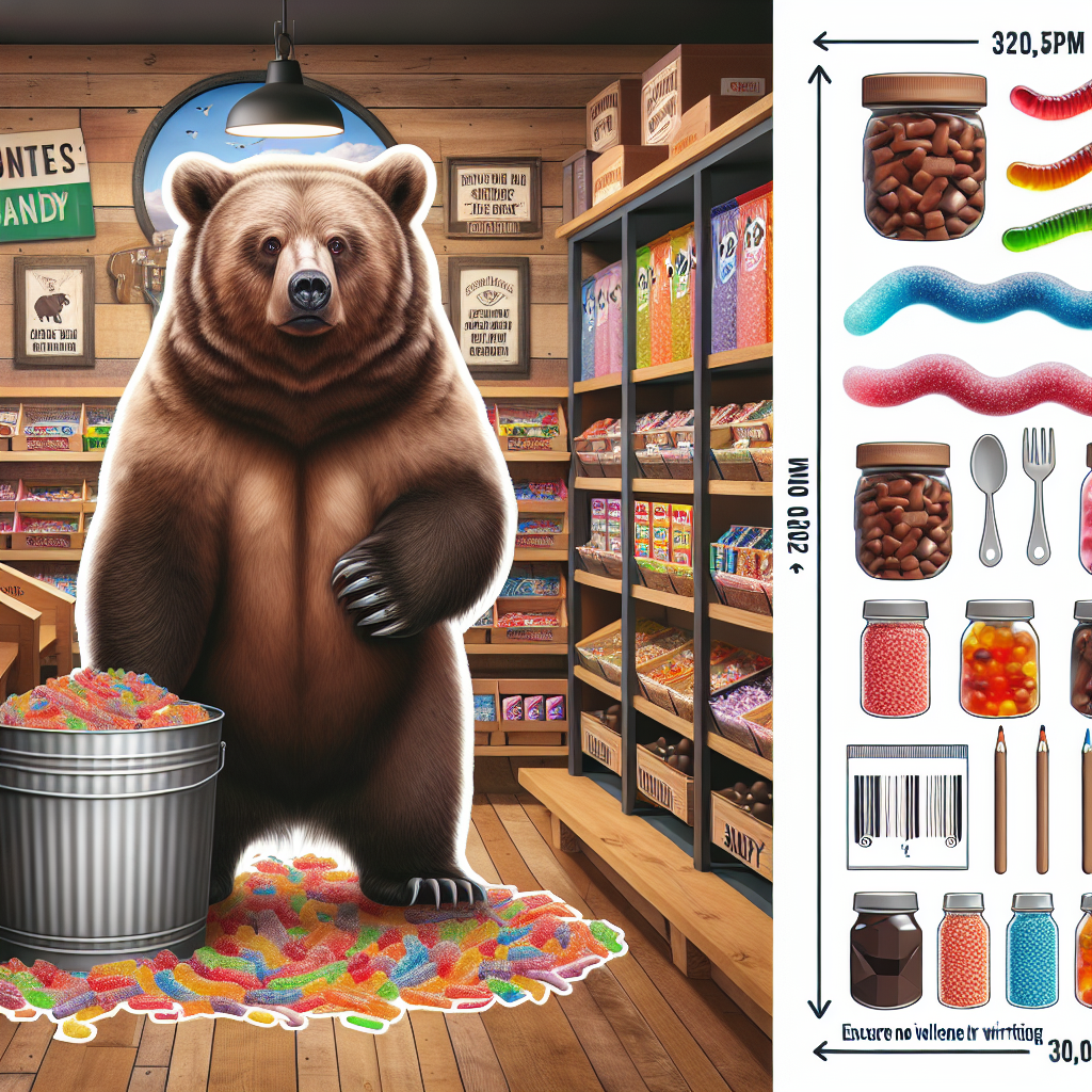 BREAKING: BEAR NECKS ITSELF ON GUMMY WORMS IN TENNESSEE CANDY STORE

In a bizarre incident that has left residents of Sweetwater, Tennessee, in stitches, a hungry bear wandered into the local candy store, “Sugar Rush,” and made itself right at home