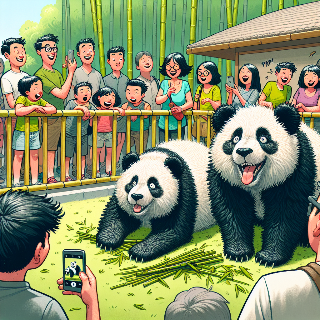 BREAKING: Fur-ious Outrage Erupts as Chinese Zoo’s “Panda-Dogs” Spark Global Uproar!

In a bizarre incident that has left animal lovers paws-itively apoplectic, a Chinese zoo has come under fire for its latest exhibit: two dogs who have been dyed to resemble giant pandas