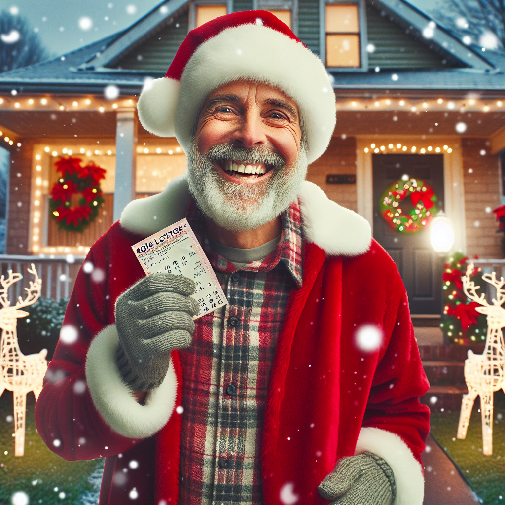 BREAKING: IOWA MAN WINS BIG, BECOMES UNLIKELIEST OF SANTAS

In a shocking turn of events, local Iowa resident, Bob Smith, has won a whopping $20,000 in the Mega Millions lottery just days before Christmas