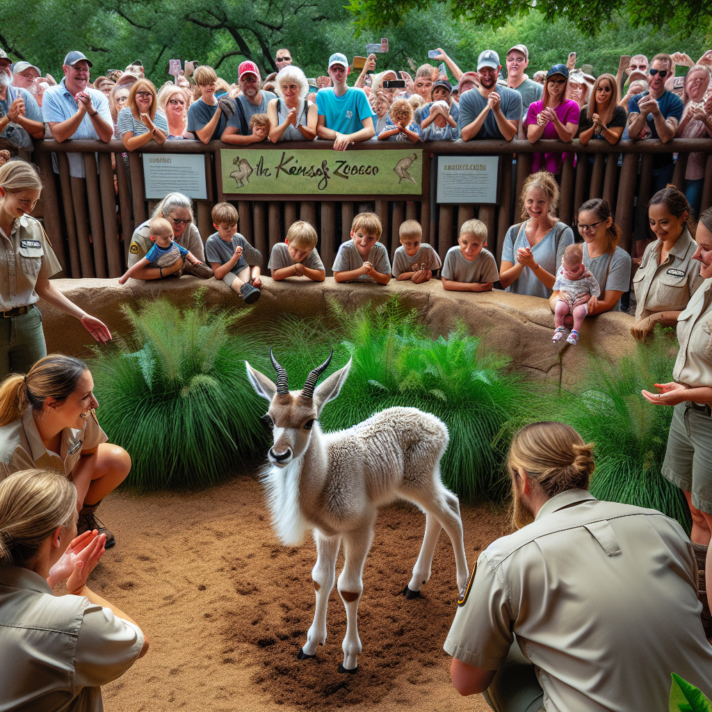 Kansas Zoo Celebrates the Miraculous Birth of an Addax Antelope Calf: Because Hoofed Animals Need Fans Too!

In a groundbreaking event that is sure to make waves across the animal kingdom—or at least across the Kansas plains—a local zoo has proudly announced the birth of an addax antelope calf, much to the collective excitement of… well, everyone who’s been waiting with bated breath for this moment