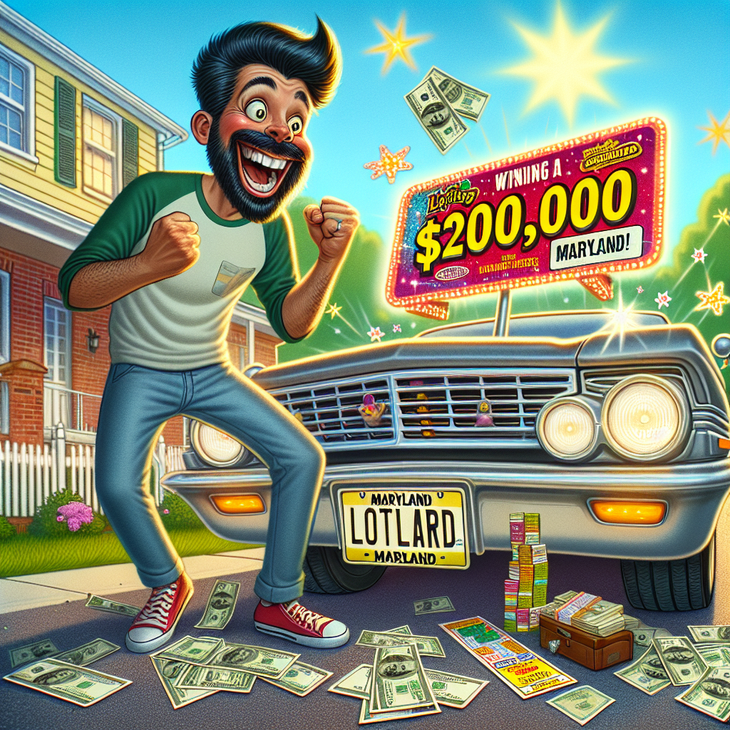 MARYLAND MAN WINS BIG AFTER LICENSE PLATE SEES HIM LUCKY

In a bizarre incident that has left lottery officials scratching their heads and regular folks scratching their wallets, a Maryland man has won a whopping $200,000 prize after getting a ridiculously lucky idea from a license plate