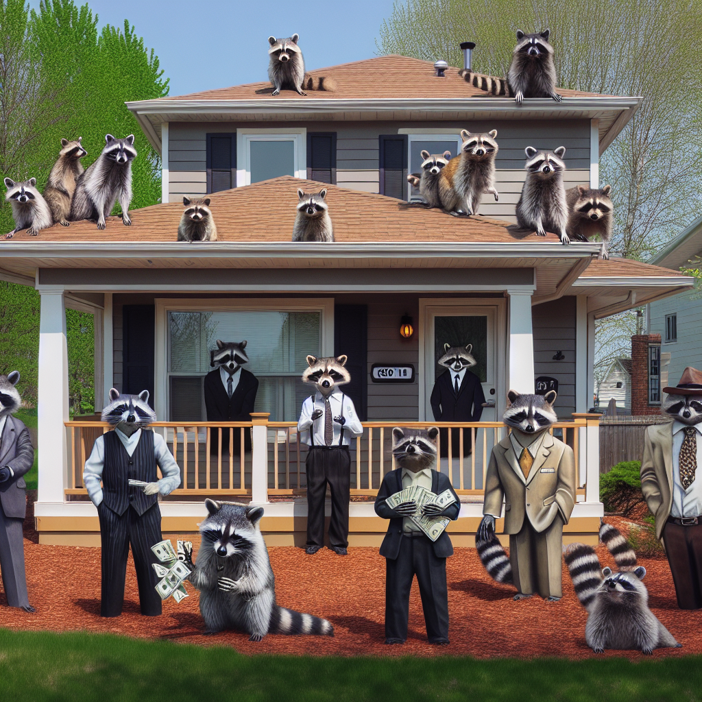 BREAKING: Raccoon Mafia Takes Over Wausau Home, Police Baffled

WAUSAU, WI – In a bizarre incident that has left authorities scratching their heads, a gang of brazen raccoons was spotted breaking into a quiet suburban home in Wausau, Wisconsin, early yesterday morning