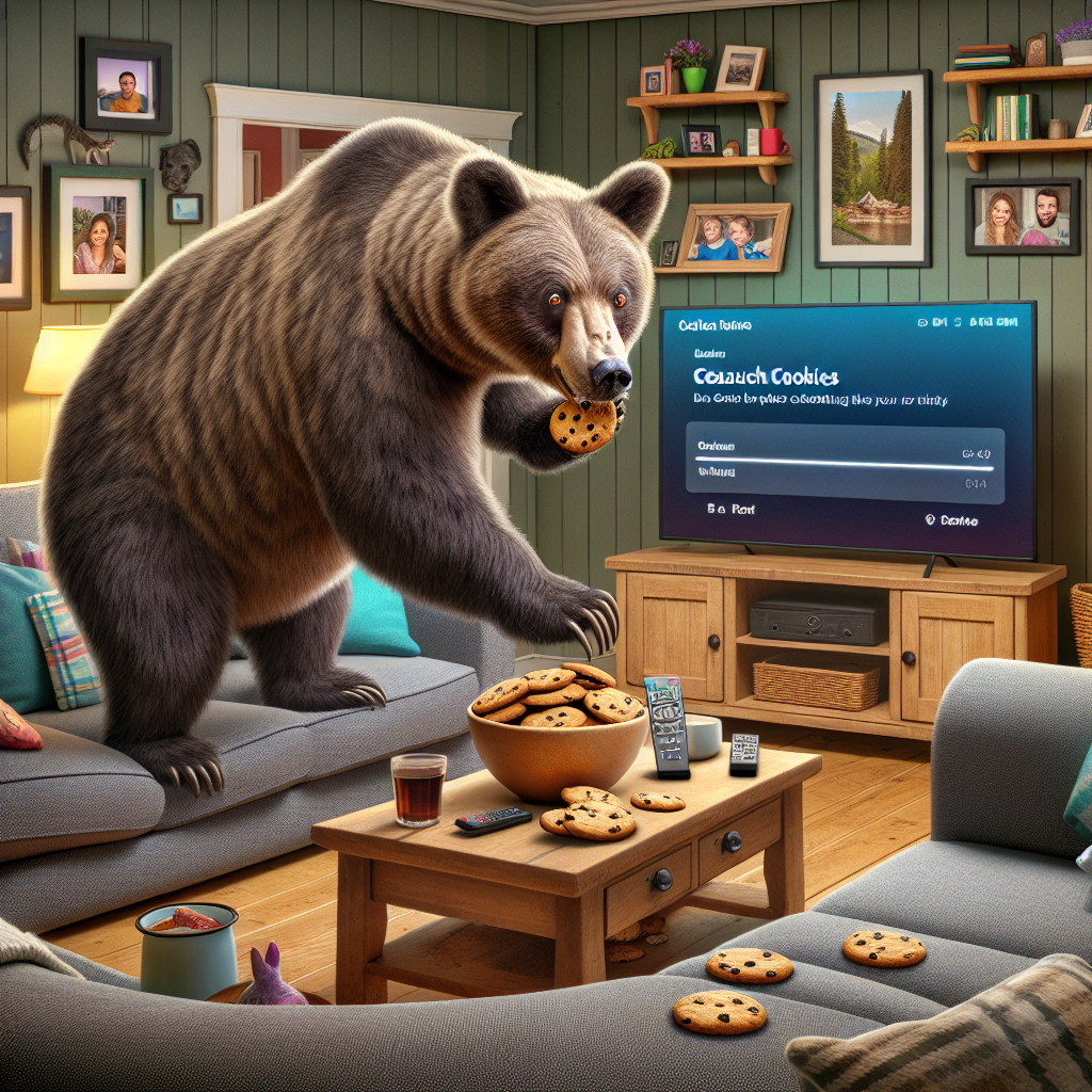 BREAKING: BEAR WREAKS HAVOC IN SUBURBAN NEIGHBORHOOD, DEMANDS COOKIES AND NETFLIX PASSWORD

In a bizarre incident that has left residents of Oakwood Hills in shock, a brazen bear was caught on camera walking into a local home, helping itself to snacks, and even attempting to binge-watch its favorite TV show