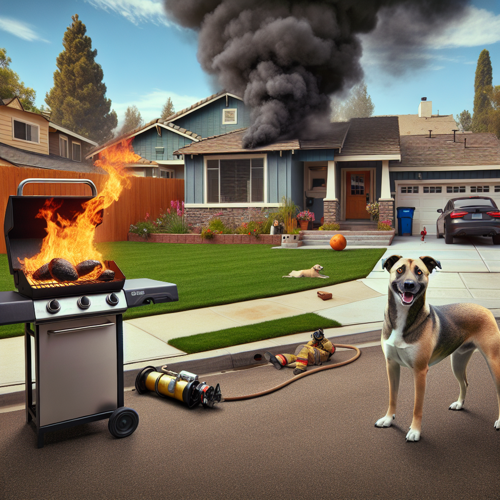 BREAKING: Canine Pyromaniac Wreaks Havoc in Colorado Suburbs

In a bizarre incident that has left firefighters and homeowners alike scratching their heads, a curious canine’s love of sniffing out snacks turned into a raging inferno in the quiet Colorado suburbs