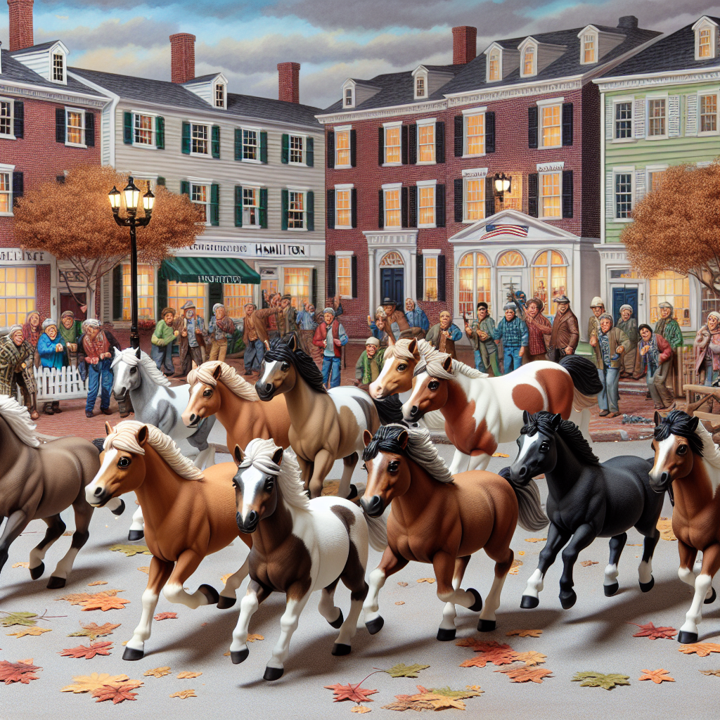 BREAKING: PONY PANDEMONIUM ERUPTS IN HAMILTON AS ROGUE EQUINES RUN AMOK

In a scene that can only be described as “totally horsing around,” eight feisty ponies broke free from their stable in Massachusetts and took the streets of Hamilton on a wild adventure yesterday evening