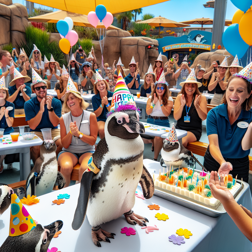 SeaWorld San Diego Throws a Party for a Penguin: What Could Be More Exciting?

San Diego, CA – In an absolutely thrilling revelation, SeaWorld San Diego is preparing to throw the party of the decade, celebrating the 40th birthday of none other than the oldest known macaroni penguin in North America