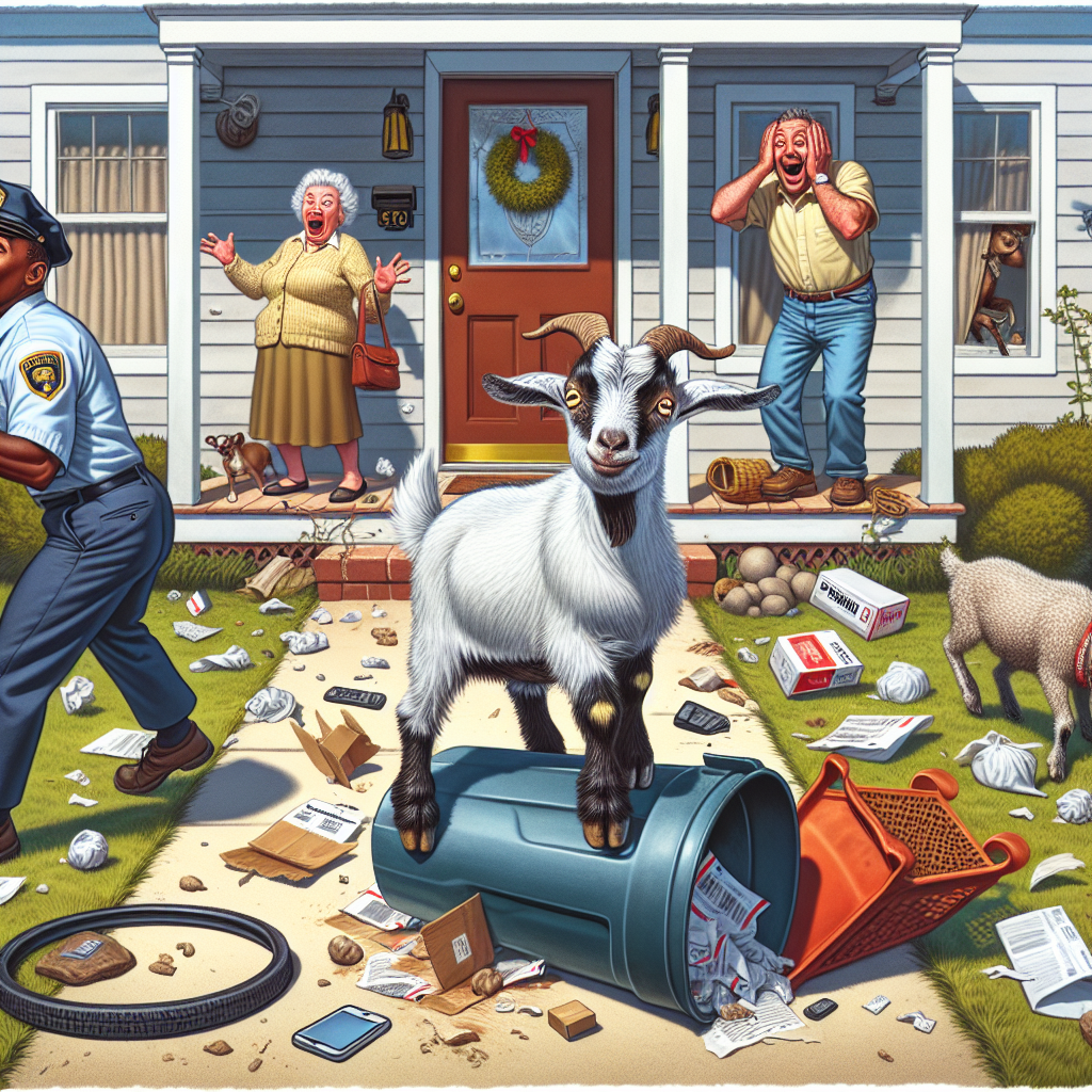 BREAKING: ROGUE GOAT WREAKS HAVOC IN GRANITE STATE

In a daring display of caprine chaos, a diminutive but feisty goat named Mr