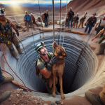 Heroic Rescue of Dog from 30-Foot Mine Shaft: Truly the Highlight of Humanity

In a stunning demonstration of humanity’s boundless capacity for compassion, a courageous canine in Arizona has successfully soared to new heights, or rather depths, by becoming the latest pet to provide the world with a little heartwarming drama