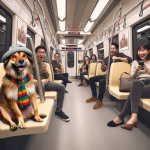 BREAKING: CANINE COMMUTER SHOCKS TRANSIT RIDERS WITH DARING DEED

In a bizarre incident that has left commuters howling with laughter, a stray dog reportedly boarded a TransLink train in British Columbia and rode it all the way to the end of the line, sans ticket and with apparent reckless abandon
