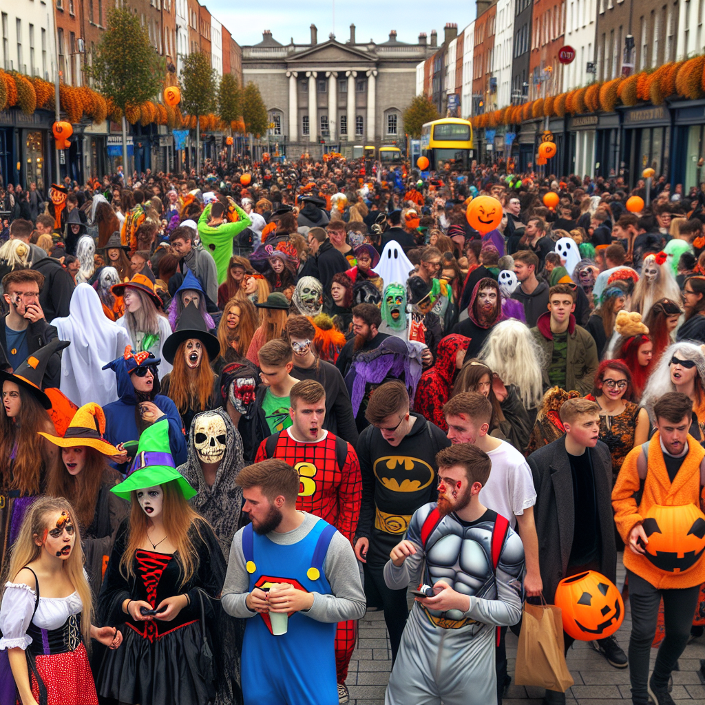 BREAKING: Chaos Erupts in Dublin as Thousands Flock to Non-Existent Halloween Parade

Dublin, Ireland – In a bizarre incident that has left authorities scratching their heads, an estimated 10,000 people showed up in Dublin’s city center, all eager to participate in a Halloween parade that didn’t actually exist
