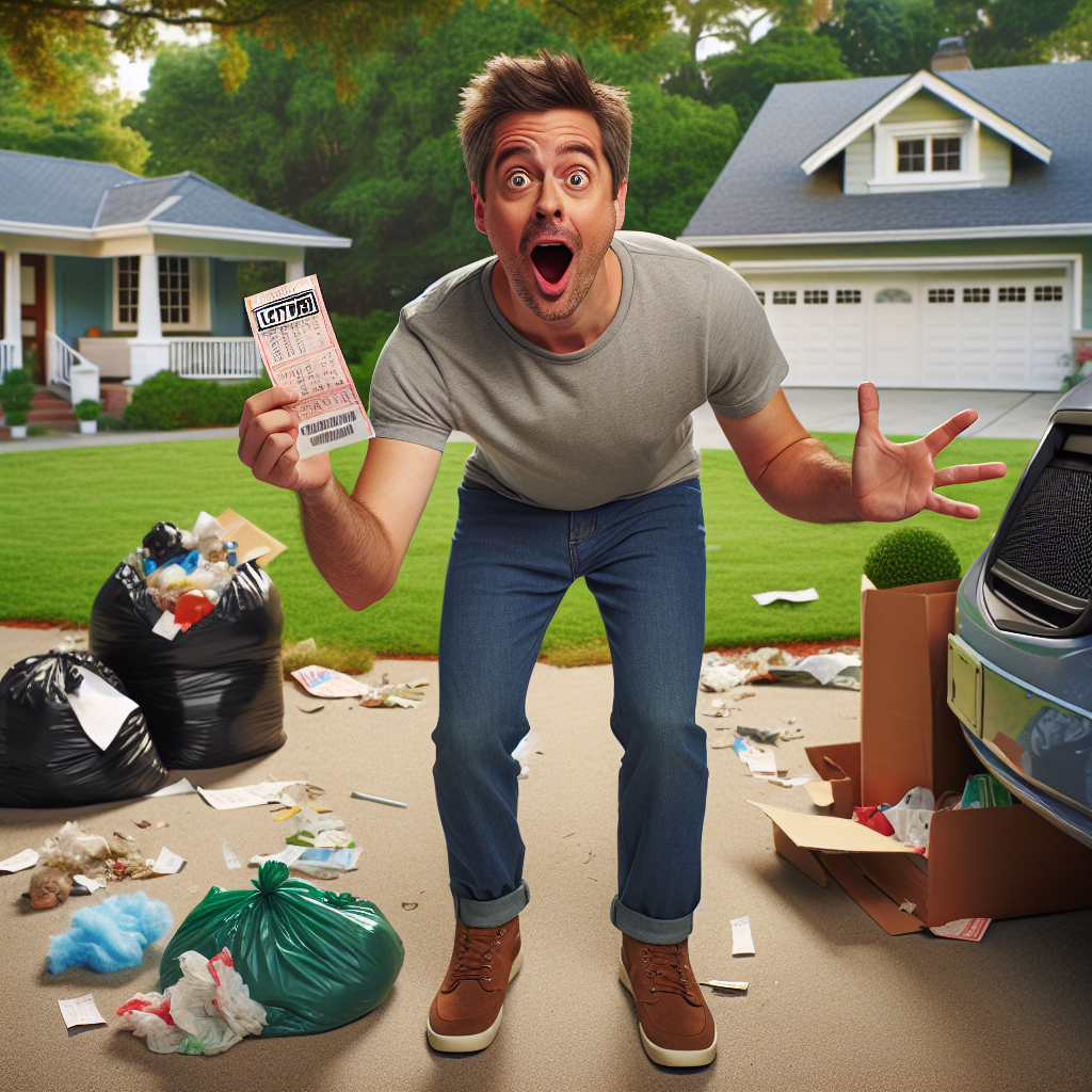 BREAKING: LOCAL MAN’S TRASH BECOMES TICKET TO WEALTH AND FAME

In a stunning turn of events, John Smith, a 32-year-old accountant from suburban Anytown, USA, was cleaning out his car yesterday when he stumbled upon a dusty old Powerball ticket that he had carelessly tossed aside months ago