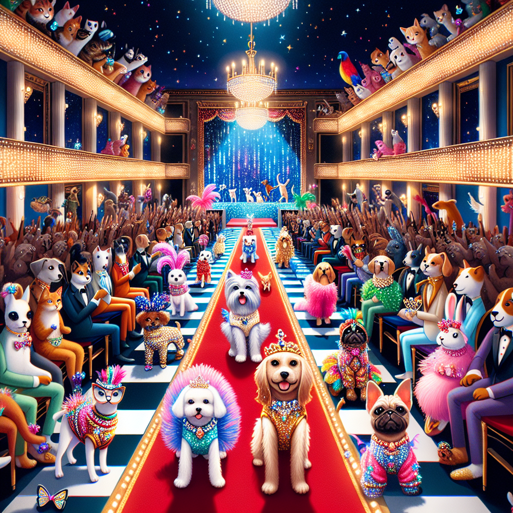 Paws-itively Dazzling: Canine Couture Takes Center Stage at Pet Gala

In a night of un-fur-gettable glamour, the who’s who of the animal kingdom gathered at the Pet Gala, where dogs of all shapes and sizes strutted their stuff on the catwalk in Met Gala-inspired attire