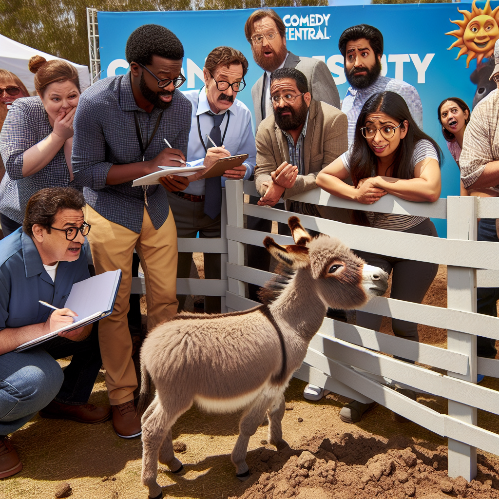 BREAKING: Miniature Donkey’s Daring Escape Leaves Experts Baffled, Owners on Comedy Central

In a stunning turn of events, a plucky miniature donkey named Mr