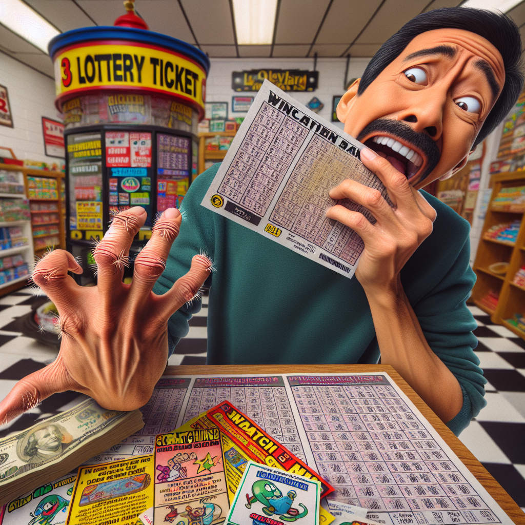 MARYLAND MAN’S ITCHY HAND STRIKES LOTTERY JACKPOT