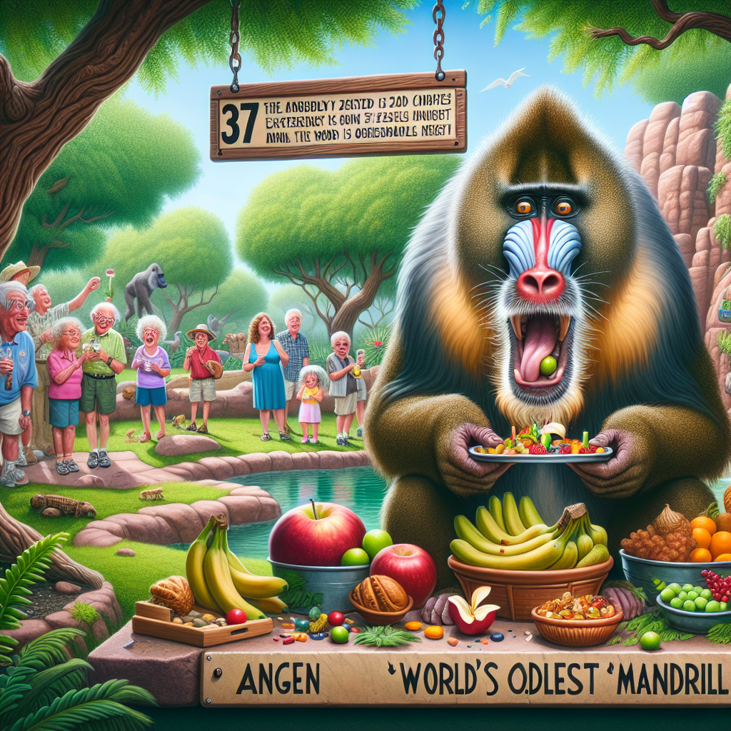 BREAKING: Mandrill at Arizona Zoo Dubbed the World’s Oldest at 37 – and Still Going Strong (or at Least Still Eating Strong)!

In a shocking turn of events, the Arizona Zoo is proudly announcing that its resident mandrill, Bongo McSnoutface, has been officially recognized as the oldest mandrill in the world at the ripe age of 37! We’re not sure what’s more impressive, Bongo’s age or his impressive collection of dad jokes