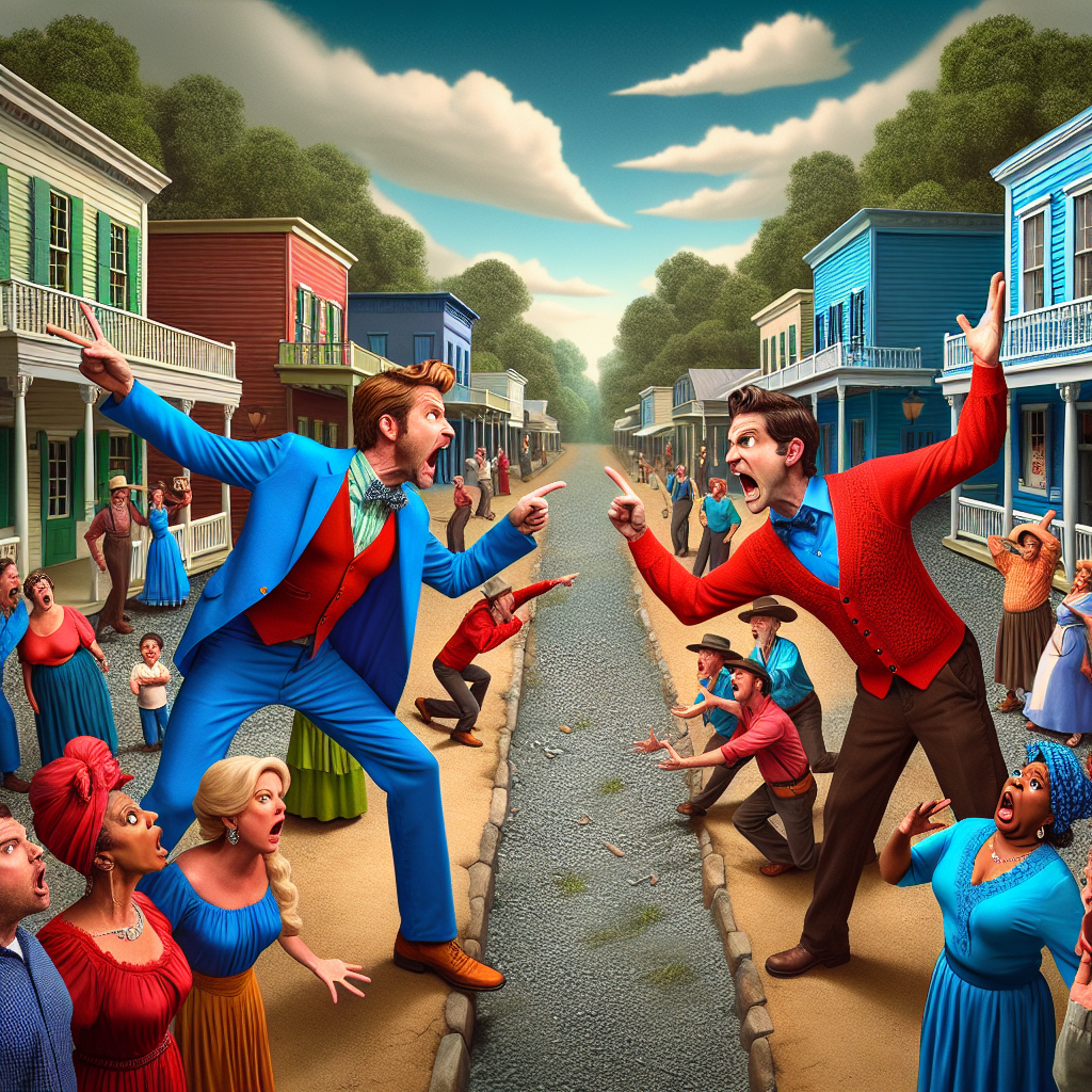 BREAKING: “LOVE GONE WRONG” ROCKS SMALL TOWN IN GEORGIA

In a bizarre incident that has left residents of Sweetwater, Georgia, scratching their heads, local authorities are urging couples to “get a room” after a heated argument between two lovestruck individuals turned into a full-blown fiasco