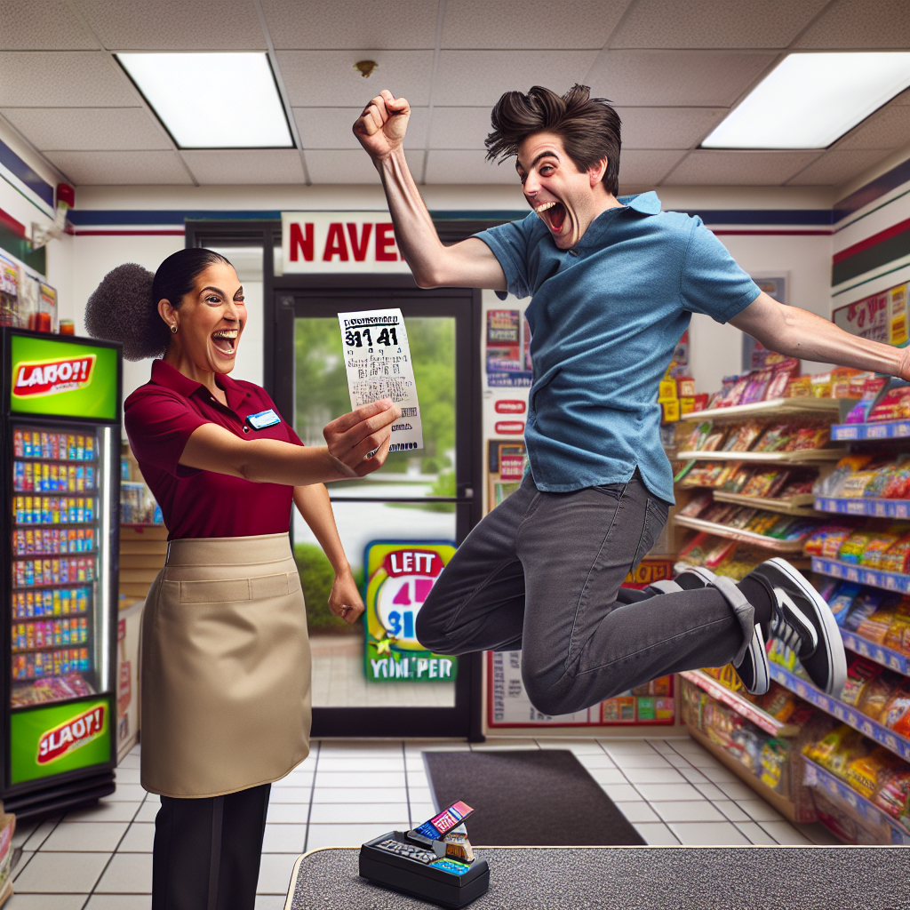 BREAKING: MIRACLE IN MARYLAND AS QUICK-THINKING STORE CLERK CHANGES MAN’S LIFE FOREVER

In a stunning turn of events, a humble store clerk in Maryland has become an overnight sensation after selecting a winning $1 MILLION DOLLAR lottery ticket for a lucky customer