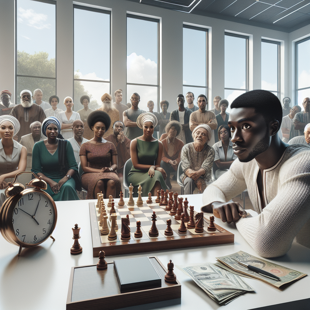 BREAKING: Nigerian Chess Champion Tunde Onakoya Shatters Records, Defies Human Endurance with 60-Hour Non-Stop Chess Marathon

In a stunning display of mental and physical fortitude, Tunde Onakoya, a renowned Nigerian chess champion and child education advocate, has played chess non-stop for a mind-boggling 60 hours, shattering all expectations and redefining the limits of human endurance