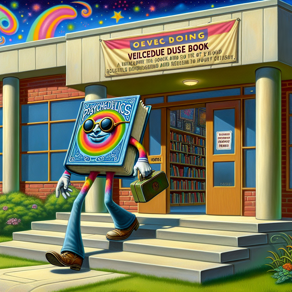 BREAKING: Rogue Book Returns to Library After Epic, Mind-Bending Adventure

In a bizarre incident that has left librarians and readers alike scratching their heads, a book on psychedelics has been returned to a Colorado library after a 37-year journey that can only be described as a “long, strange trip