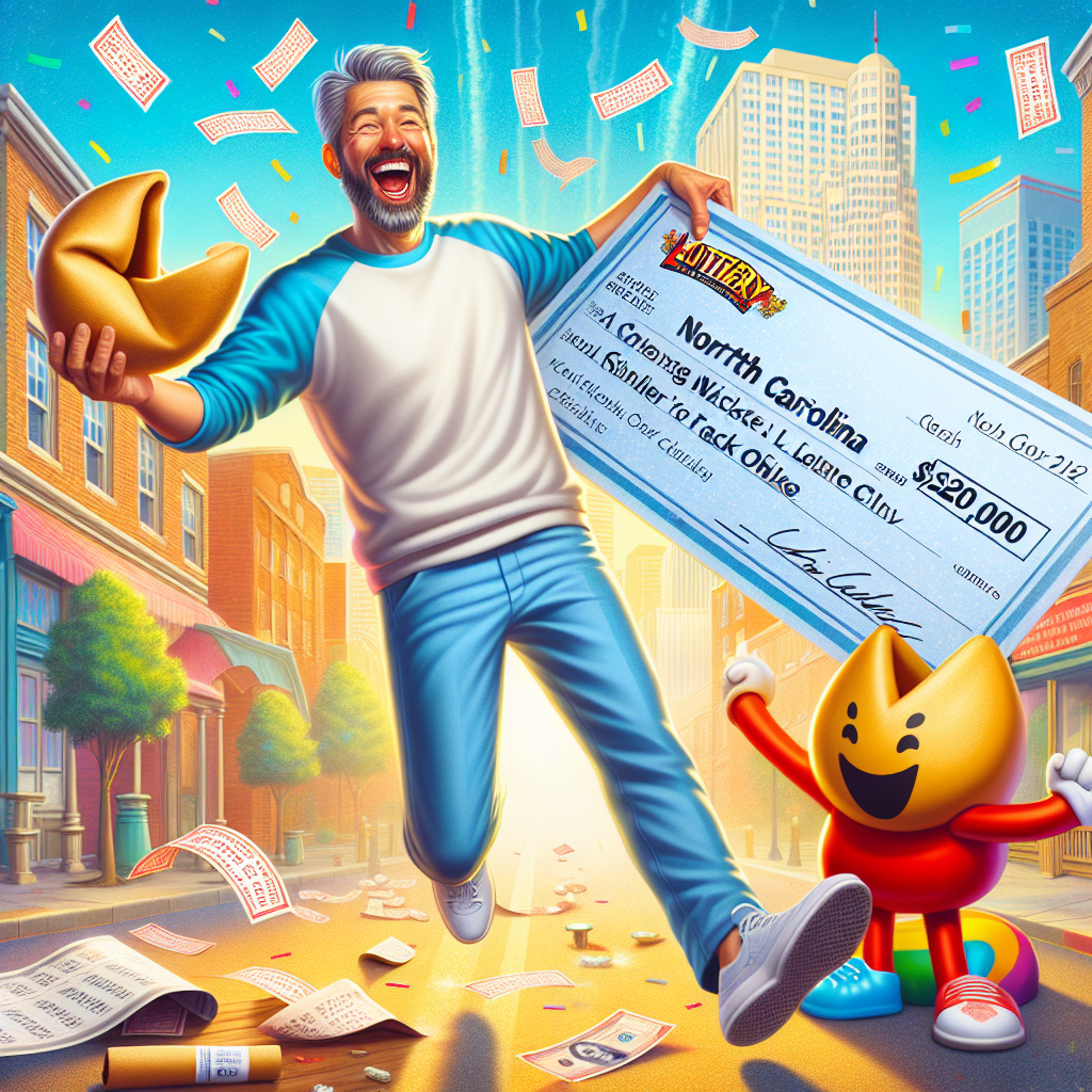 BREAKING: Local Man Credits Fortune Cookie for Life-Changing Lottery Win

In a bizarre incident that has left lottery officials scratching their heads and fortune cookie enthusiasts rejoicing, a North Carolina man claims that a cryptic message inside a fortune cookie sparked the inspiration for a life-changing $200,000 lottery win