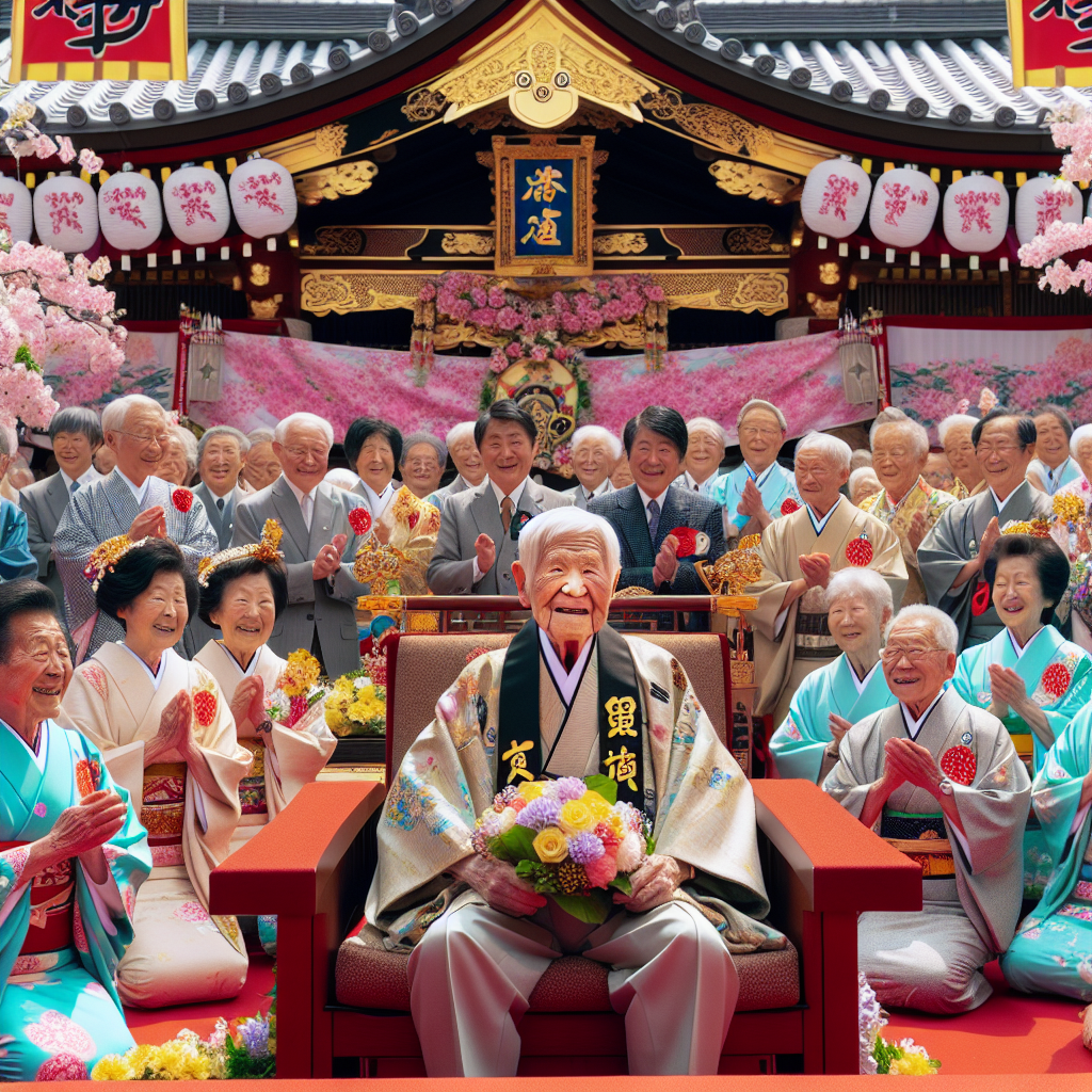 Local Centenarian Receives His Regular Dose of Praise on Japan’s Respect for the Aged Day

In a lavish ceremony that could rival a royal wedding, the oldest person alive was celebrated on Japan’s Respect for the Aged Day