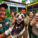 BREAKING: Miraculous Birth of Adorably Nerdy Spectacled Bear Sends Shockwaves Through Rescue Center!

In a jaw-dropping, whisker-twitching moment that has left the scientific community abuzz, a spectacled bear was born at a Peruvian farming community’s rescue center, dedicated to safeguarding these majestic creatures for over 20 years
