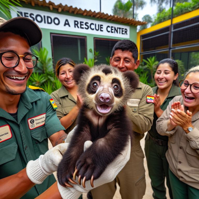 BREAKING: Miraculous Birth of Adorably Nerdy Spectacled Bear Sends Shockwaves Through Rescue Center!

In a jaw-dropping, whisker-twitching moment that has left the scientific community abuzz, a spectacled bear was born at a Peruvian farming community’s rescue center, dedicated to safeguarding these majestic creatures for over 20 years