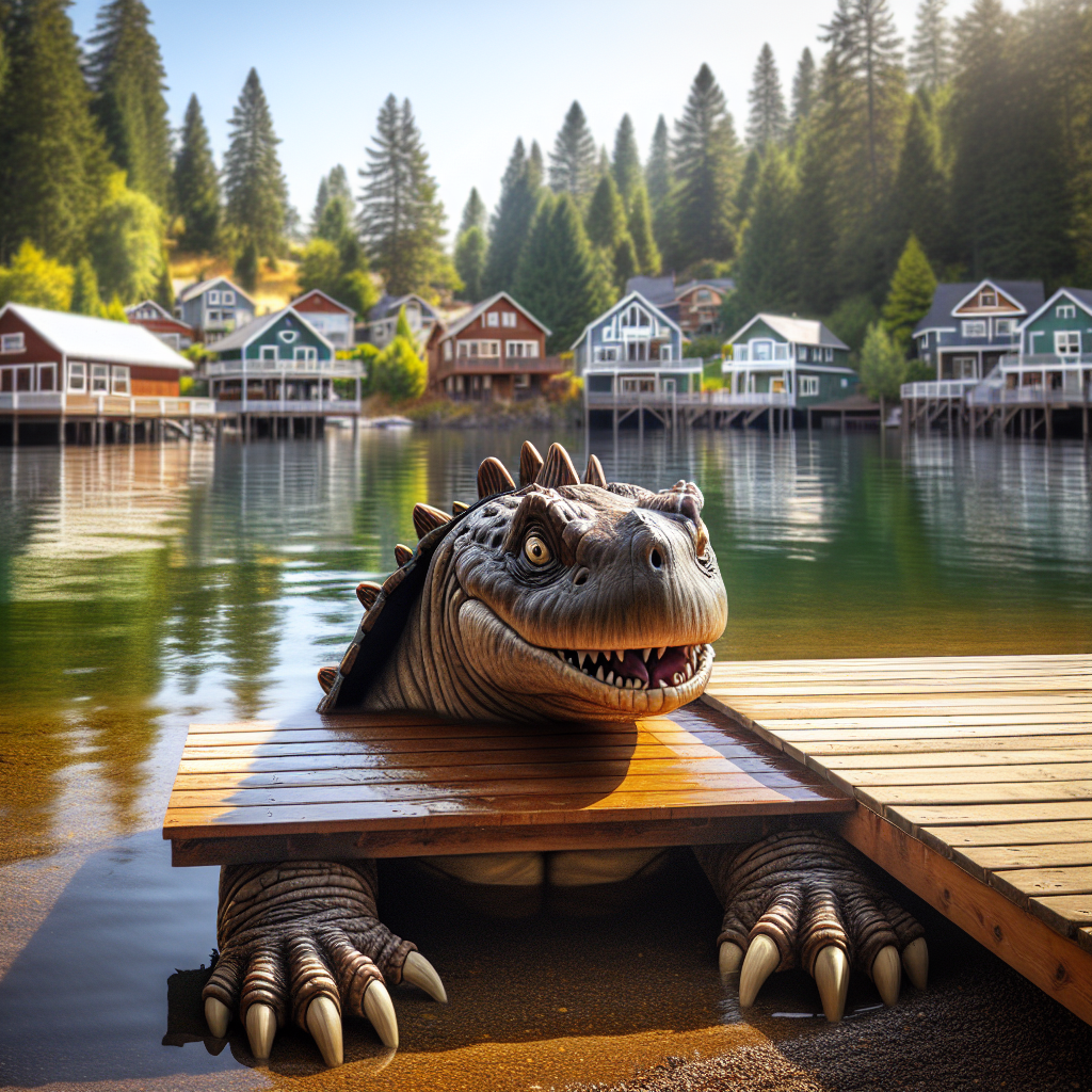 BREAKING: Prehistoric Horror Unleashed in Small Washington Town!

In a shocking turn of events, a gargantuan, dinosaur-like alligator snapping turtle has been discovered lurking beneath a dock in a quiet Washington town
