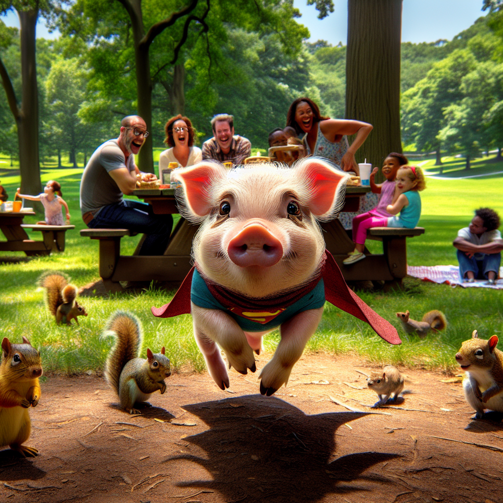BREAKING: ROGUE PIG ON THE LOOSE IN PENNSYLVANIA PARK, RESIDENTS ADVISED TO STOCK UP ON BACON

In a bizarre incident that has left authorities baffled and locals bewildered, a feisty pig has once again escaped and is roaming free in a Pennsylvania park