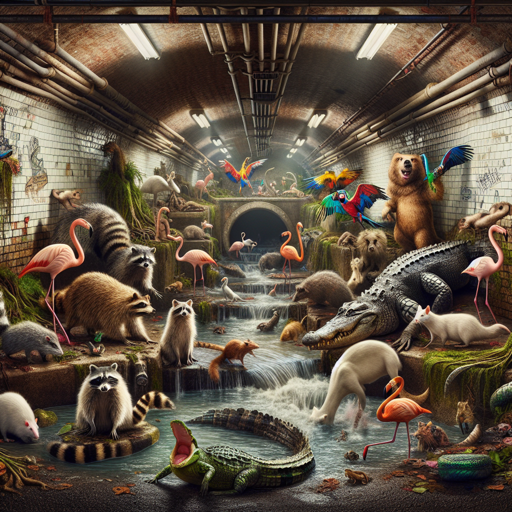 BREAKING: Miami’s Sewer System Overrun with Wild Menagerie, Residents Told to Stay Indoors

In a bizarre and alarming discovery, a team of researchers from the University of Miami has stumbled upon an astonishing array of wildlife thriving in the city’s sewer system