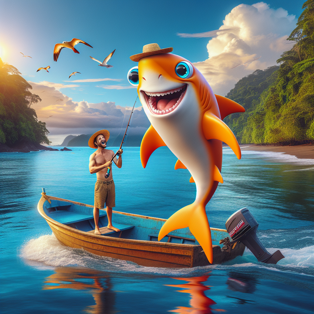 BREAKING: Shocking Discovery Off the Coast of Costa Rica – Orange You Glad It’s Not a Lemon?

In a jaw-dropping, fin-tastic turn of events, a local fisherman has caught the most unbelievable, the most extraordinary, the most utterly absurd shark to ever swim in the seven seas! Meet the majestic, the marvelous, the one and only