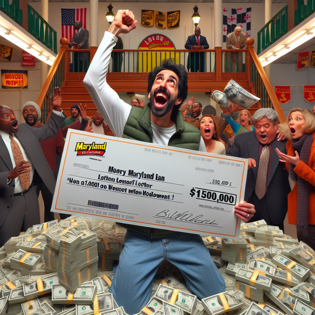 MARYLAND MAN STRIKES LOTTERY JACKPOT TRIPLE CROWN: $150,000 WIN MARKS THIRD BIG WIN IN AS MANY MONTHS

In a bizarre incident that has left lottery officials scratching their heads and ordinary people just plain jealous, a Maryland man has won a whopping $150,000 from a Powerball drawing – and it’s not even his first, second, or even his fifth big win