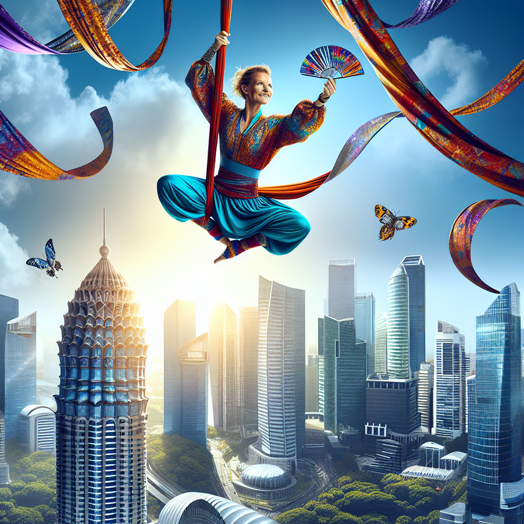 BREAKING NEWS

AUSTRALIAN AERIALIST DEFIES DEATH AND GRAVITY WITH RECORD-BREAKING FEAT OF ENDURANCE AND AWESOMENESS!

In a daring display of acrobatic prowess, 25-year-old Aussie circus sensation, Emily “The Aerial Ace” Anderson, has shattered not one, but TWO Guinness World Records in a single day, leaving onlookers gasping in awe and wondering if she’s part-human, part-angel