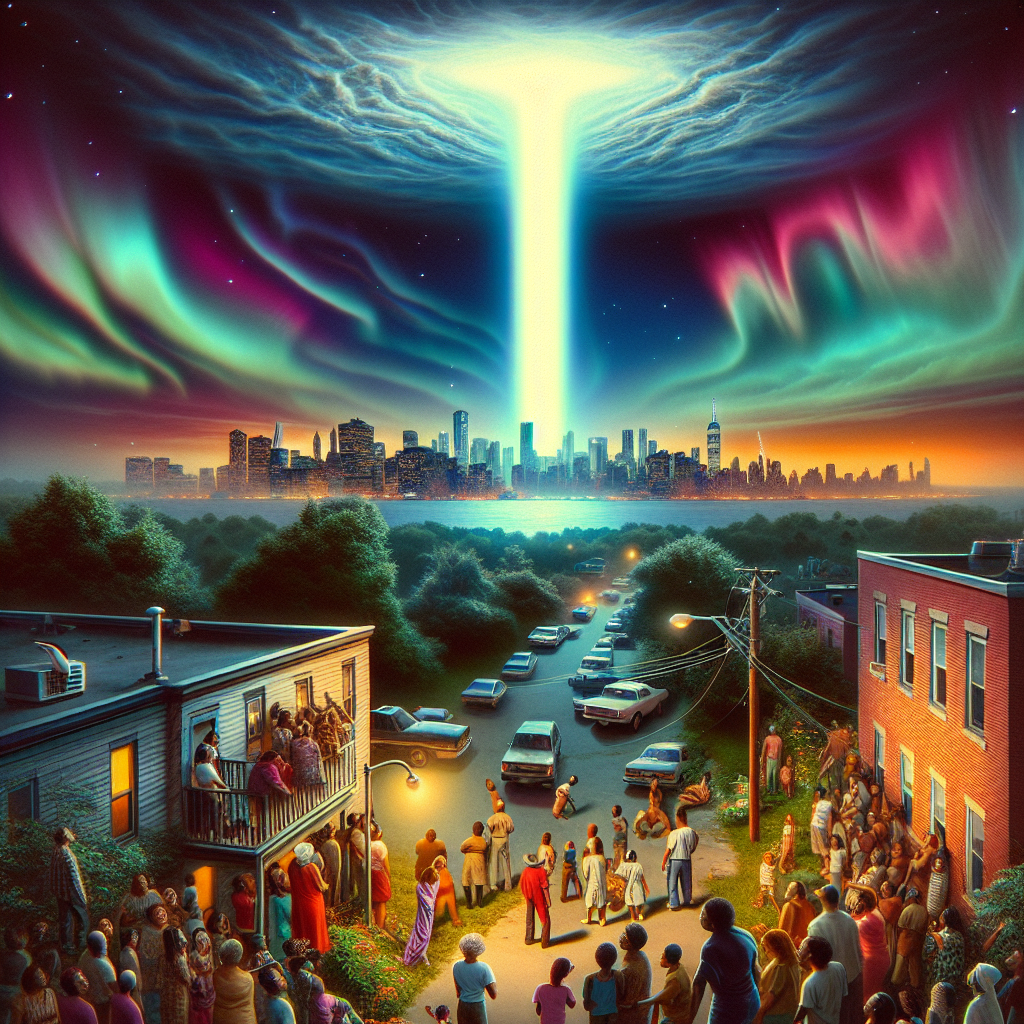 BREAKING: Panic Sets In As Mysterious Light Engulfs East Coast, Nation Horrified By Possibility Of Alien Invasion

In a bizarre incident that has left scientists baffled and the general public FREAKING OUT, a strange, glowing light enveloped the entire East Coast of the United States last night, sparking widespread speculation about UFOs, alien invasions, and the imminent end of the world as we know it