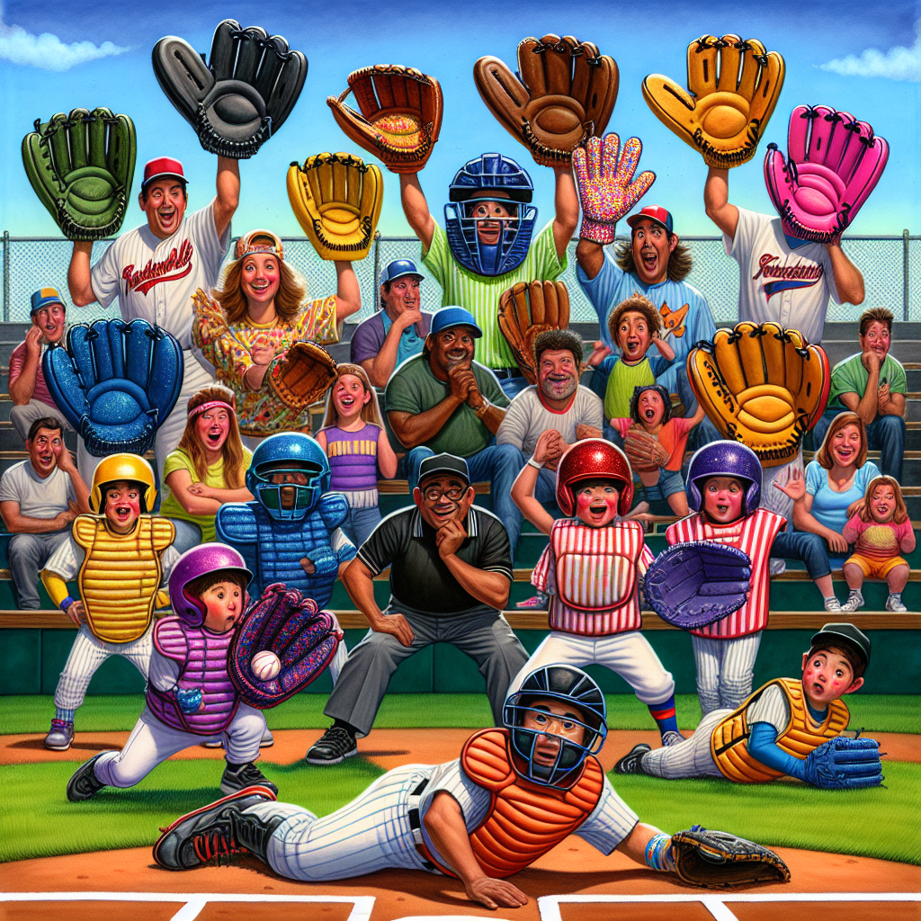 SLIDING MITT MANIA SWEEPS THE NATION: Baseball Players of All Ages Don Gloves of Glory

In a bizarre trend that’s left coaches, parents, and umpires scratching their heads, baseball players from the Major Leagues to Little League are donning sliding mitts as a bold statement of style and self-expression