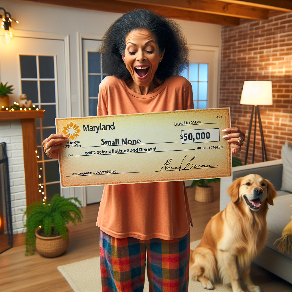 BREAKING: MARYLAND WOMAN’S LUCKY GUESS WINS HER A SMALL FORTUNE

In a stunning turn of events, a Maryland woman has won a whopping $50,000 in the lottery after making a ridiculously lucky guess that defies all odds and logic