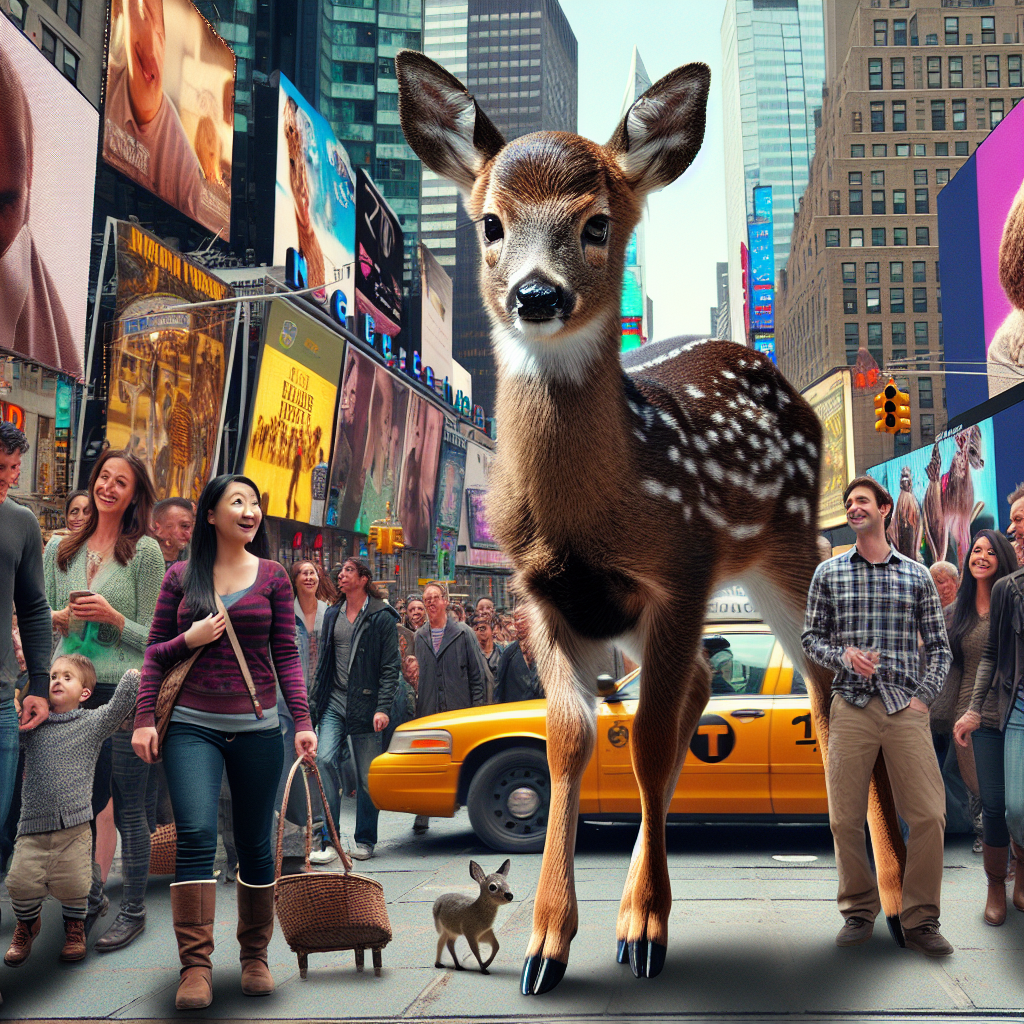 BREAKING: Itsy Bitsy Deer Takes NYC by Storm!

In a shocking turn of events, the Queens Zoo is thrilled to announce the arrival of the tiniest, most adorable deer to ever bless the Big Apple