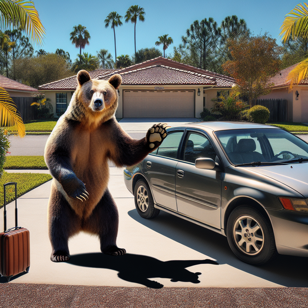 BREAKING: BEAR CAUGHT ON CAMERA OPENING FLORIDA CAR DOOR, DEMANDING SNACKS AND LIFE STORY

In a shocking turn of events, a brazen bear was caught on camera opening a car door in broad daylight in suburban Florida, leaving residents in a state of utter pandemonium