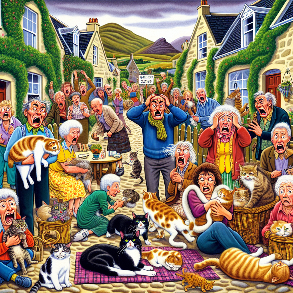 BREAKING: Scotland’s Feline Fiasco: A Nation on High Alert as Rumors of Cat Ban Send Shockwaves

In a bizarre turn of events, Scotland’s First Minister was forced to intervene in a crisis of epic proportions: a report that sparked widespread panic and hysteria over a supposed cat ban