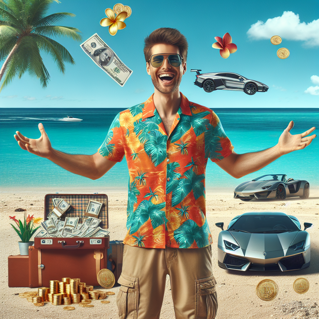 BREAKING: LOCAL MAN WINS BIG IN THE LOTTERY WHILE ON VACATION, BECOMES OVERNIGHT SENSATION AND IMMEDIATE BILLIONAIRE

In a shocking turn of events, John Smith, a 32-year-old accountant from Des Moines, Iowa, has won a whopping $110,000 in the lottery while on a week-long vacation in Hawaii