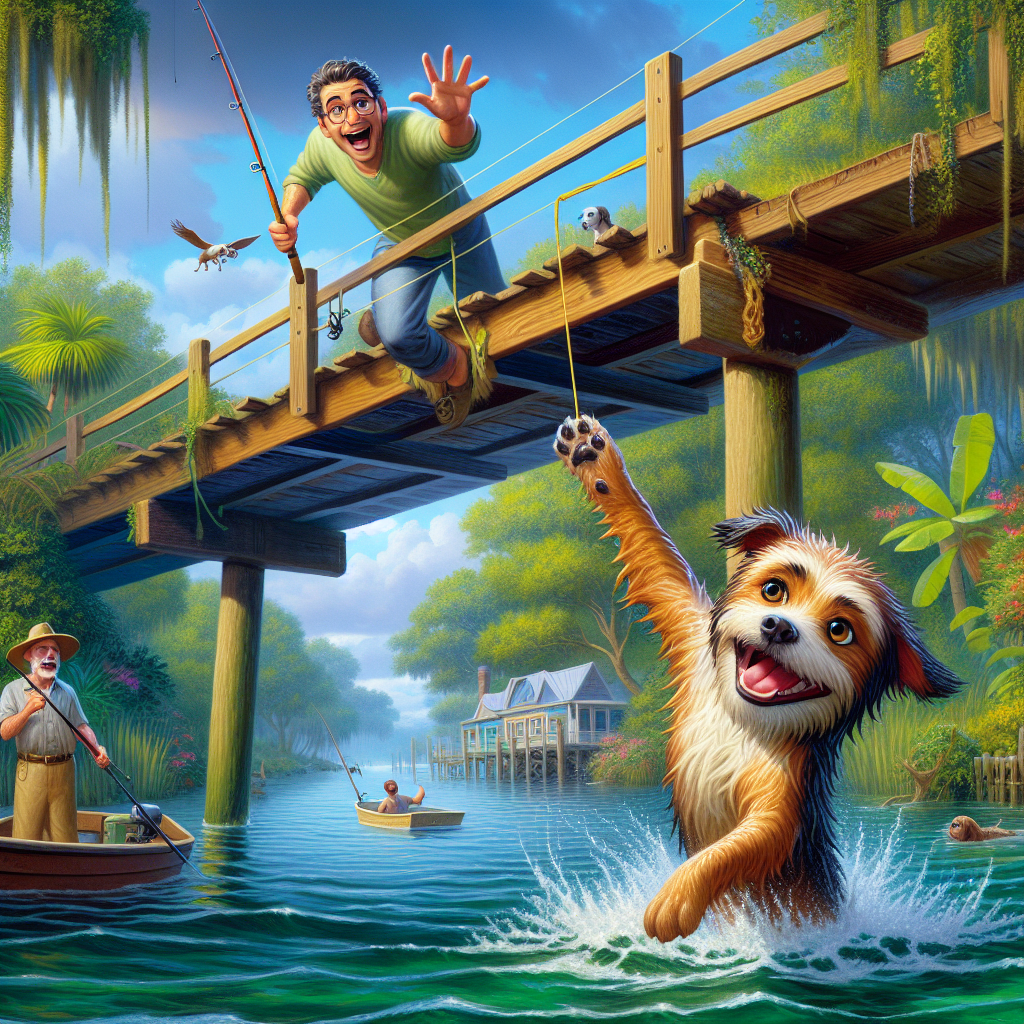 BREAKING: MIRACLE IN THE BAYOU!

In a daring rescue that will be etched in the annals of history as one of the greatest tales of canine courage and human heroism, a plucky little pup was reunited with its overjoyed owner after a heart-stopping, jaw-dropping, and downright unbelievable adventure in the treacherous waters of Sims Bayou!

The drama unfolded on a typical Friday afternoon when a keen-eyed fisherman spotted a tiny, shivering ball of fluff clinging to a bridge pier in the bayou, located in the southwestern suburbs of Houston
