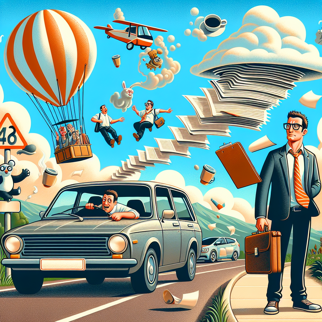 BREAKING: LOCAL MAN’S COMMUTE TURNS INTO LIFE-CHANGING EVENT

In a stunning turn of events, John Smith, a 32-year-old accountant, was driving to work yesterday morning when his mundane day took a drastic turn