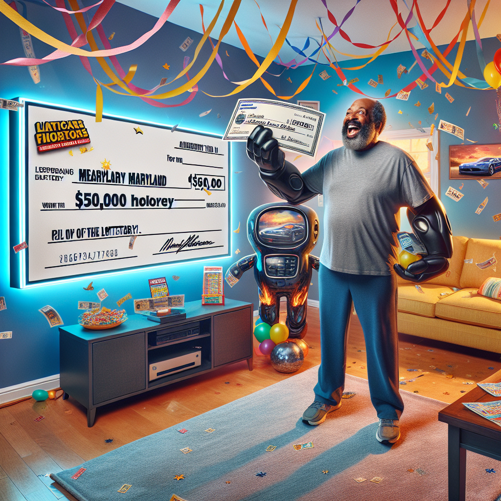 BREAKING: Local Man’s TV Commercial Viewing Habits Lead to Life-Changing $50,000 Lottery Prize

In a bizarre incident that has left lottery officials scratching their heads, a Maryland man has won a whopping $50,000 prize after watching a TV commercial for a local car dealership