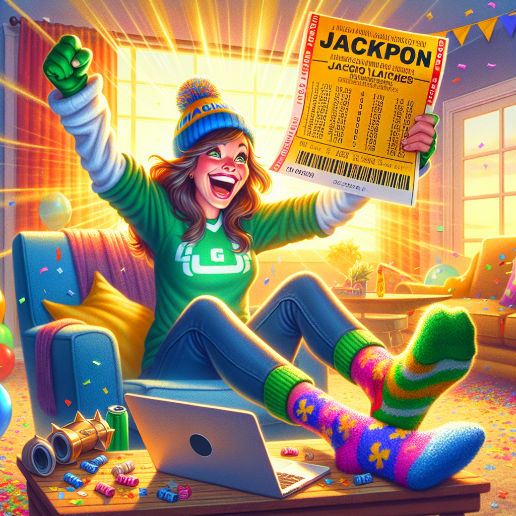 BREAKING: MICHIGAN WOMAN ATTRIBUTES RECORD-BREAKING JACKPOT WIN TO “STRONG FEELING” AND POSSIBLY ALSO TO HER LUCKY SOCKS

In a stunning turn of events, a Michigan woman has come forward claiming that a gut-wrenching, soul-stirring “strong feeling” led her to purchase the winning ticket for a whopping $264,963 progressive jackpot from an online lottery game
