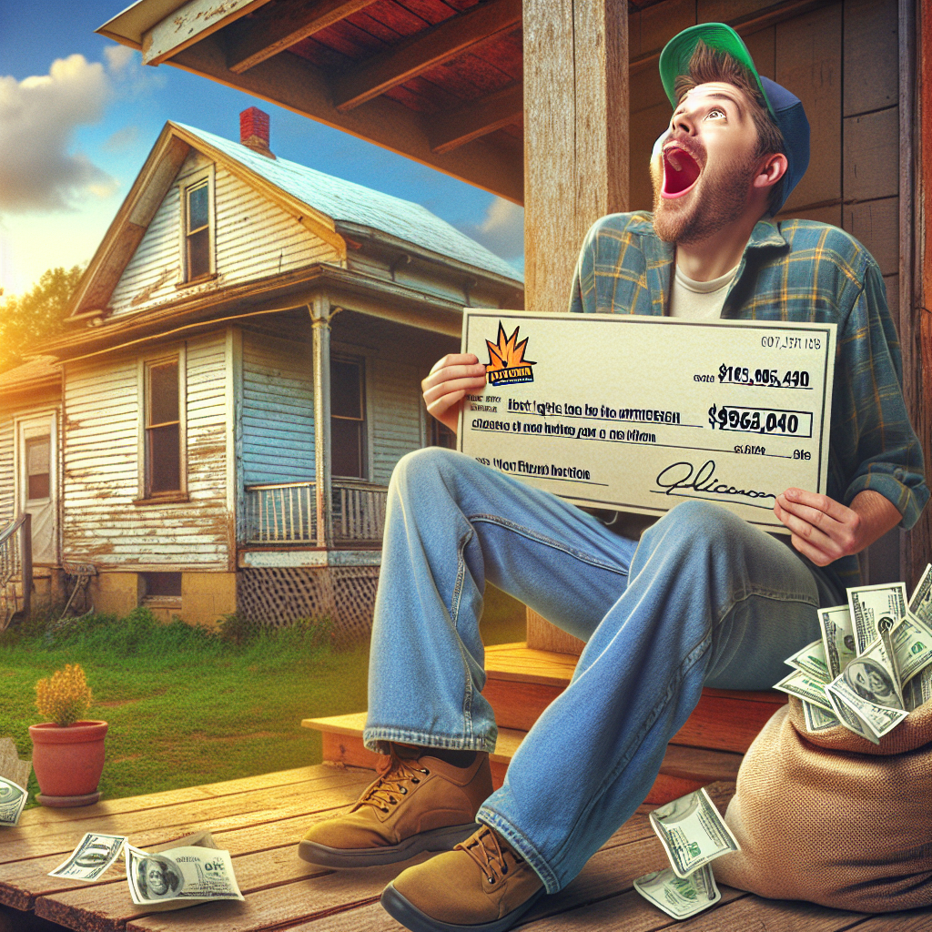 BREAKING: MICHIGAN MAN WINS BIGGEST LOTTERY JACKPOT IN HISTORY, BECOMES INSTANT MILLIONAIRE, AND FORGETS TO PAY MORTGAGE

In a stunning turn of events, 32-year-old Jerry Johnson of rural Michigan has won a whopping $963,040 in the Michigan Fantasy 5 lottery, shattering all previous records and catapulting him into the stratosphere of wealth