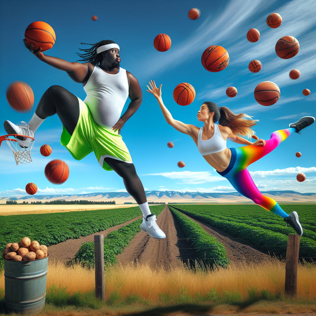 RECORD-BREAKING FEAT SHATTERS PREVIOUS MARKS AND DEFIES PHYSICS

In a jaw-dropping display of athleticism and sheer awesomeness, a dynamic duo of record-breakers reconvened in the potato state of Idaho to tackle the most epic challenge yet: snagging the most behind-the-back basketball catches in a blistering 60 seconds