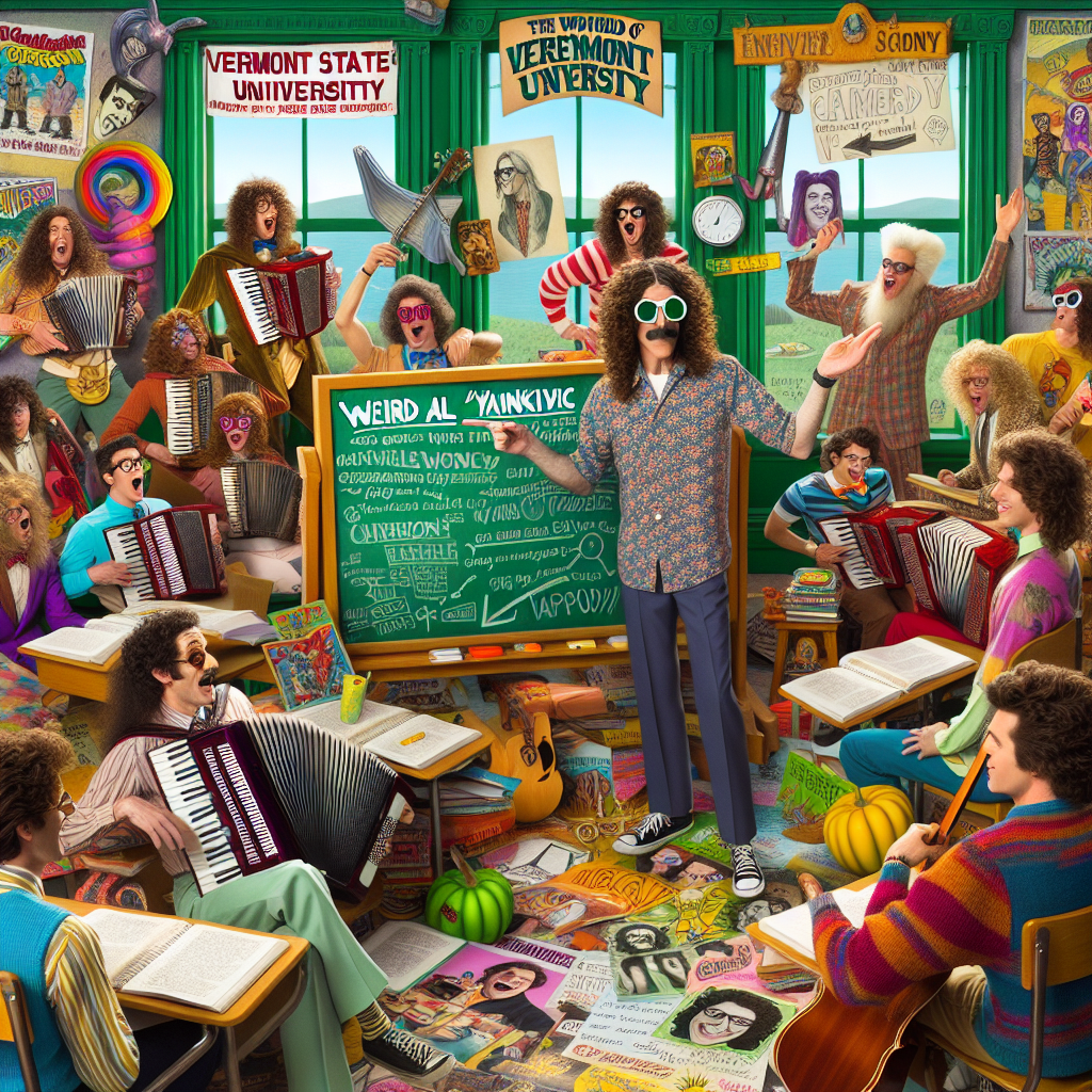 BREAKING: Vermont State University Unleashes “Weird Al” Apocalypse with New Course

In a bold move that has left academia reeling, Vermont State University officials announced today that they have created a course entirely dedicated to the musical stylings of the one and only “Weird Al” Yankovic