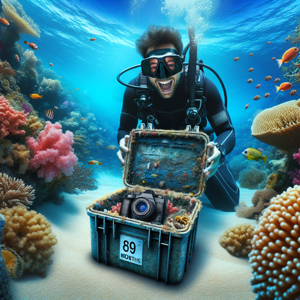 BREAKING: MIRACLE IN THE DEPTHS!

In a jaw-dropping, spine-tingling, and utterly unbelievable turn of events, a camera that was lost in the ocean a staggering EIGHT MONTHS AGO has been miraculously found by a diver in a remarkable display of luck, perseverance, and possibly a dash of divine intervention!

According to sources, the camera, which was initially reported lost on February 27th, 2023, while its owner was on a romantic snorkeling trip to Bora Bora (because, why not?), had been given up for dead