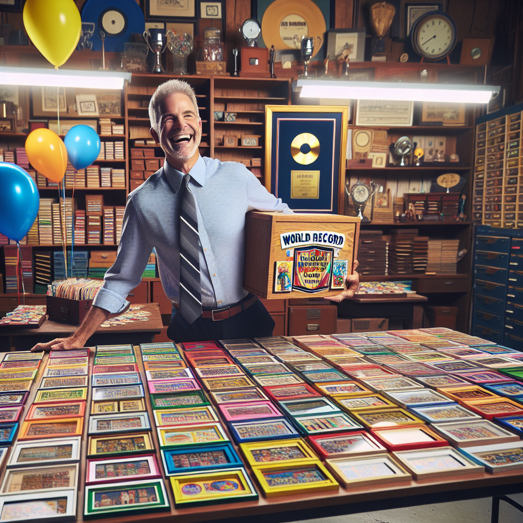 Local Man Achieves Unprecedented Greatness with Slide Chart Collection

In a groundbreaking achievement that has undoubtedly shifted the course of human history, a Pennsylvania man has officially earned himself a spot in the Guinness World Records for his dazzling collection of slide charts