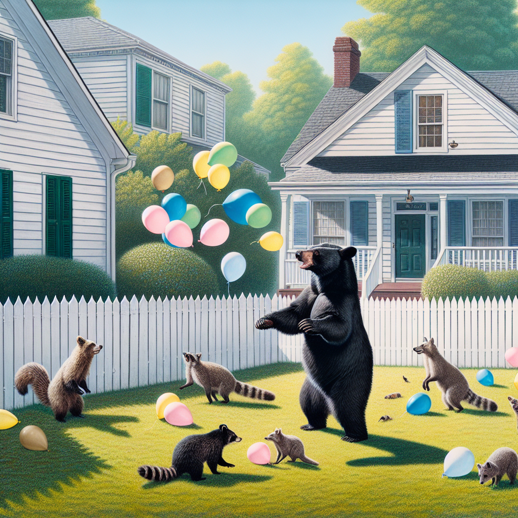 Kentucky Man’s Home Becomes Latest Attraction for Adventurous Wildlife: Bear Takes Up Balloon-Popping as New Hobby

In an astonishing turn of events that nobody saw coming—especially not the innocent balloon or the Tennessee Valley Authority—one intrepid Kentucky man has unwittingly transformed his mundane suburban life into what many are calling a “wildlife spectacle